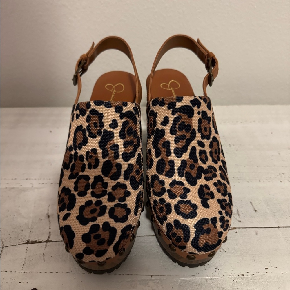 Jessica Simpson Leopard Print Heels